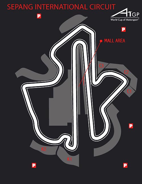 Uitslagen sprint en Feature race van A1 GP Maleisië Sepang F1 Circuit